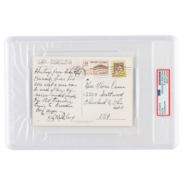 Malcolm X Autograph Letter Signed