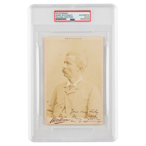 Henry M. Stanley Signed Photograph