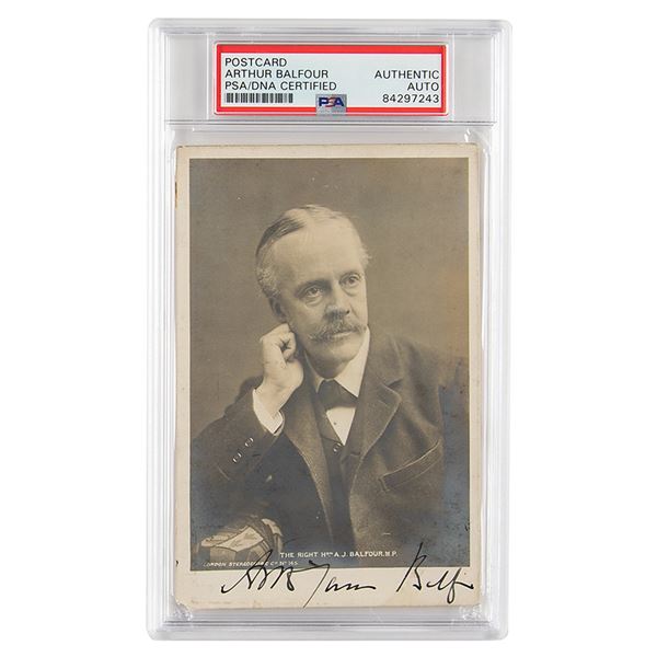 Arthur James Balfour Signed Photograph