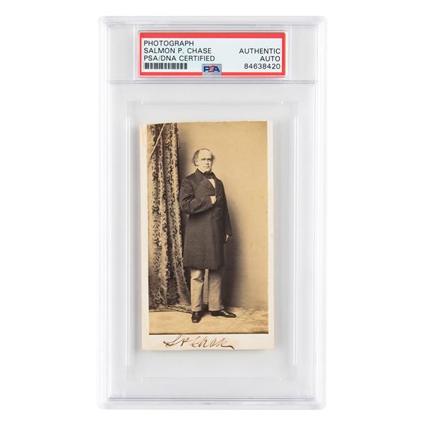 Salmon P. Chase Signed Photograph