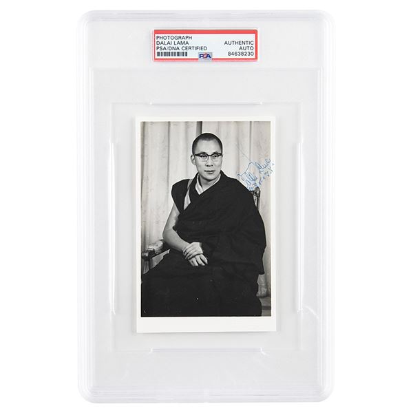 Dalai Lama Signed Photograph
