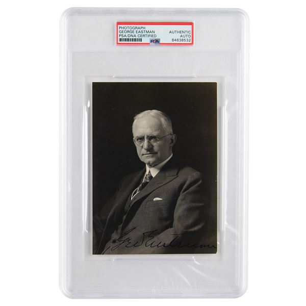 George Eastman Signed Photograph