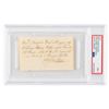Image 1 : William Ellery Document Signed - PSA NM 7