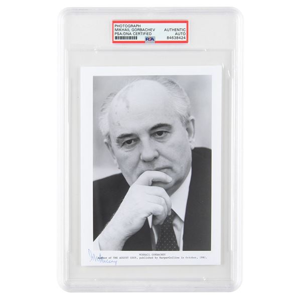 Mikhail Gorbachev Signed Photograph