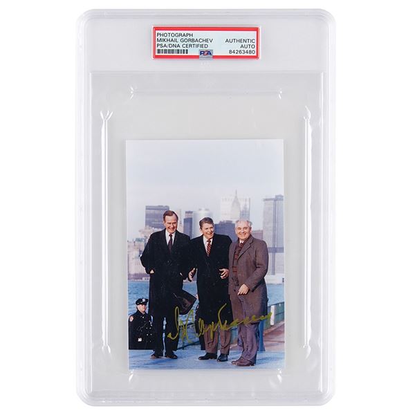 Mikhail Gorbachev Signed Photograph