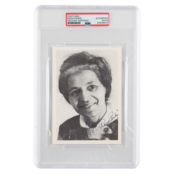 Rosa Parks Signed Photograph