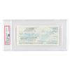 Image 1 : Francis Gary Powers Signed Check - PSA GEM MT 10