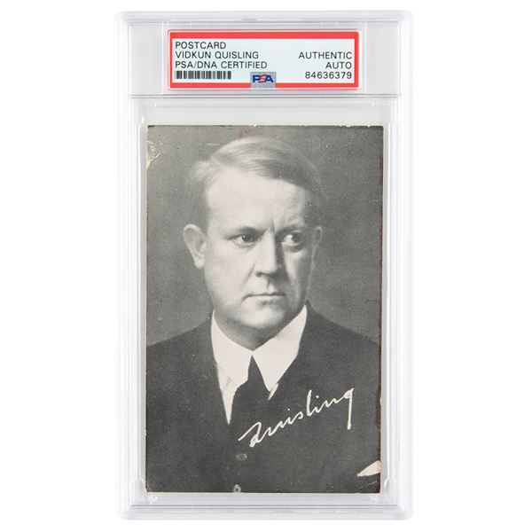 Vidkun Quisling Signed Photograph