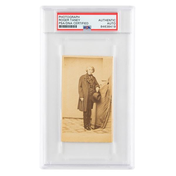 Roger B. Taney Signed Photograph