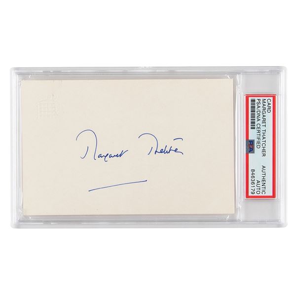 Margaret Thatcher Signature