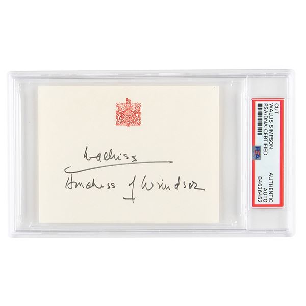Wallis, Duchess of Windsor Signature