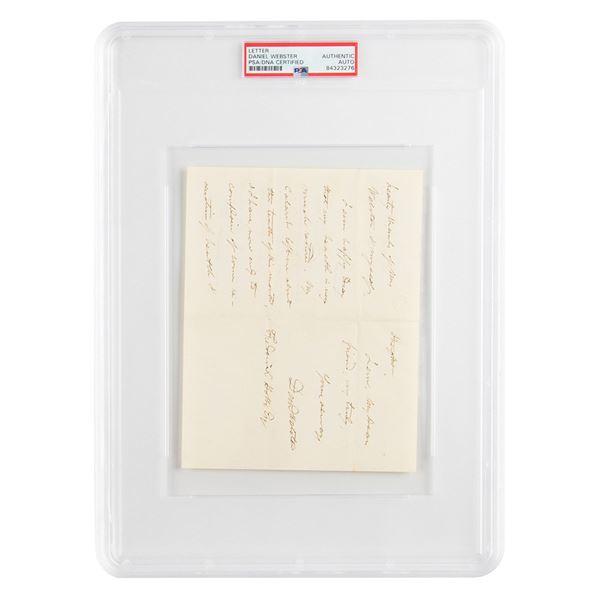 Daniel Webster Autograph Letter Signed