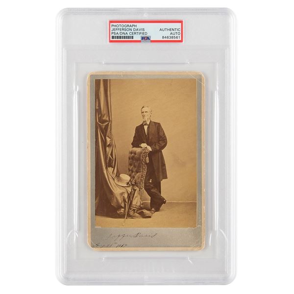 Jefferson Davis Signed Photograph