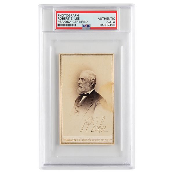 Robert E. Lee Signed Photograph