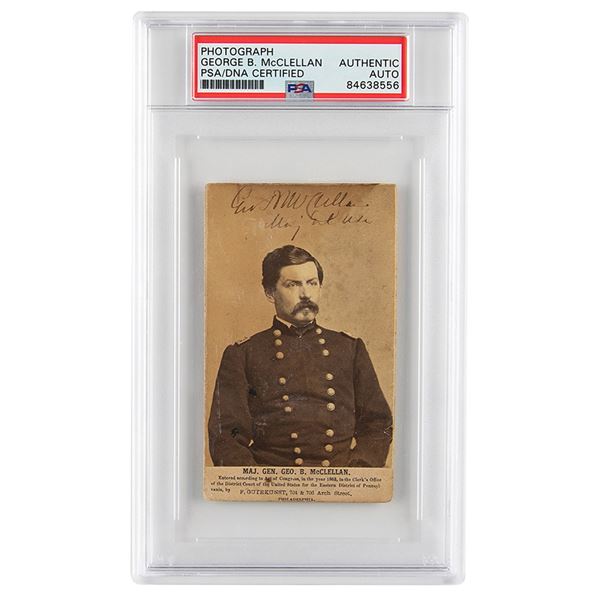 George B. McClellan Signed Photograph