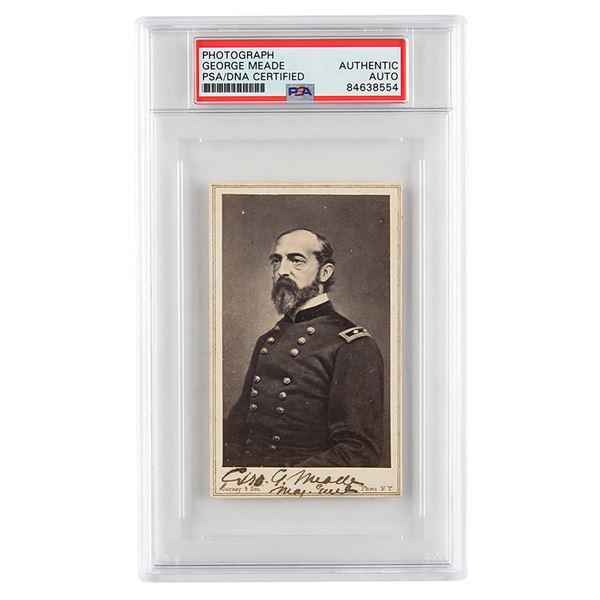 George G. Meade Signed Photograph
