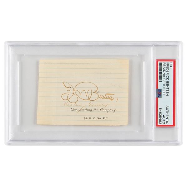 Frederick W. Benteen Signature