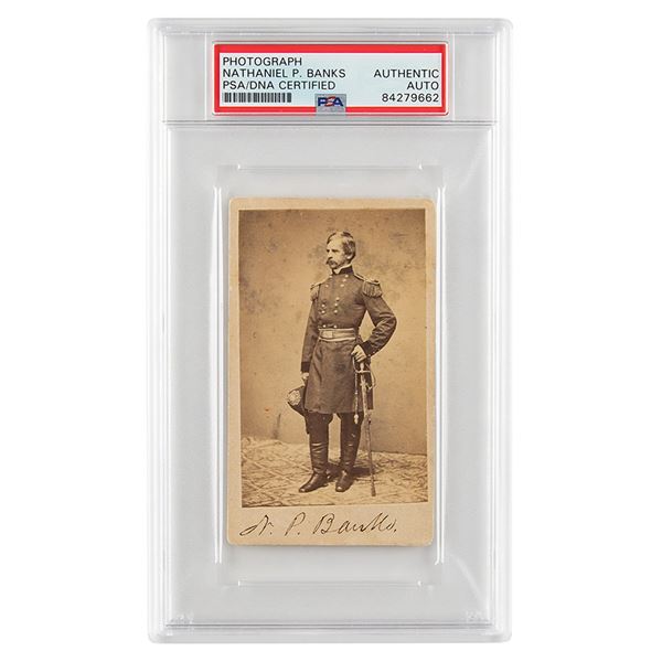Nathaniel P. Banks Signed Photograph