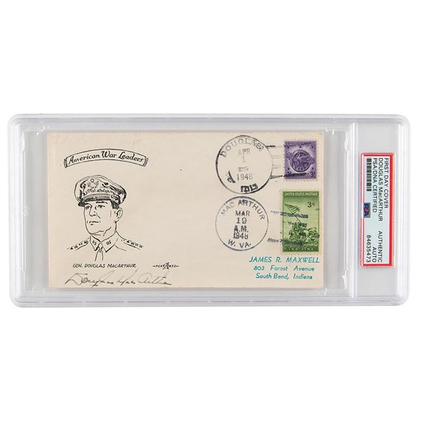 Douglas MacArthur Signed Cover