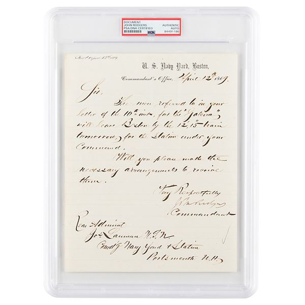 John Rodgers Letter Signed