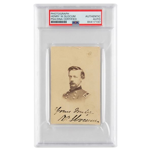 Henry W. Slocum Signed Photograph