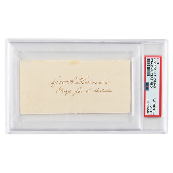 George H. Thomas Signature