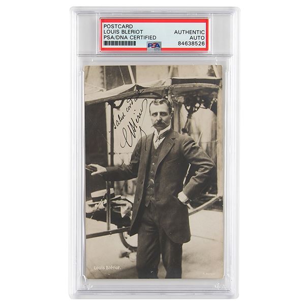 Louis Bleriot Signed Photograph