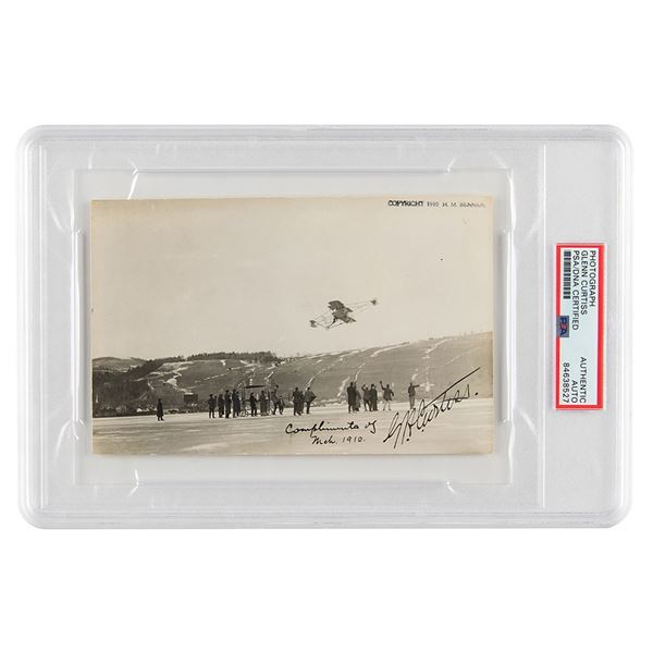 Glenn Curtiss Signed Photograph