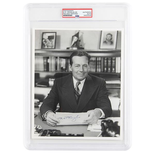 Donald W. Douglas Signed Photograph