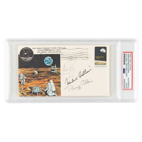 Apollo 11 Crew-Signed 'Type 1' Insurance Cover