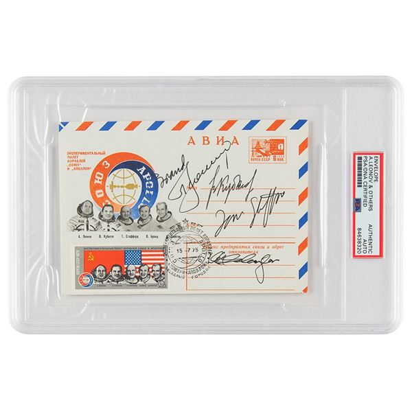 Apollo-Soyuz Signed Cover