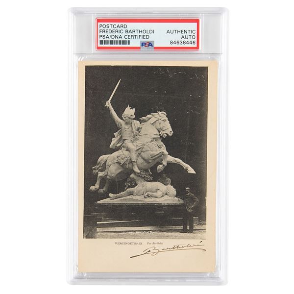 Frederic-Auguste Bartholdi Signed Photograph