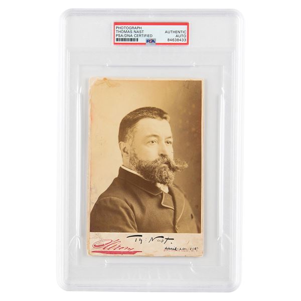 Thomas Nast Signed Photograph