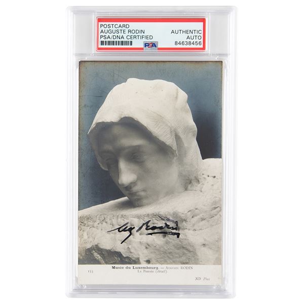 Auguste Rodin Signed Photograph
