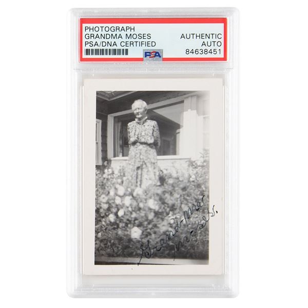 Grandma Moses Signed Photograph