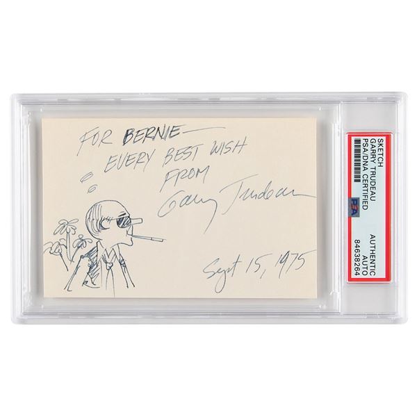 Garry Trudeau Signed Sketch