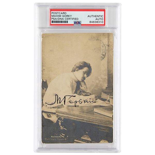 Maxim Gorky Signed Photograph