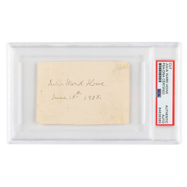 Julia Ward Howe Signature