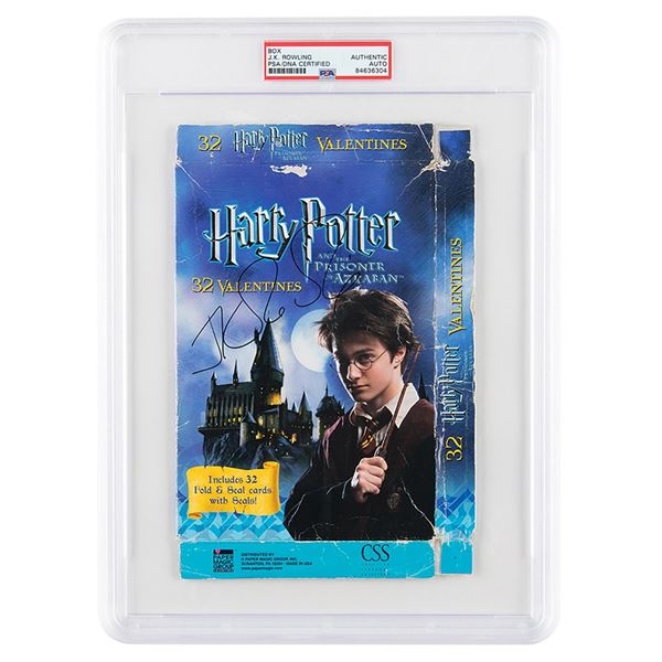 J. K. Rowling Signed Valentine's Day Card Box