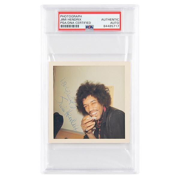 Jimi Hendrix Signed Photograph