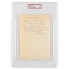 Image 1 : Jimi Hendrix Signed Handwritten Address Panel - PSA MINT 9