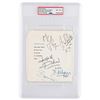 Image 1 : Rolling Stones Signed Fan Club Card - PSA NM-MT 8