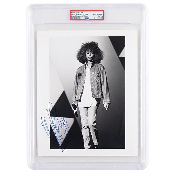 Whitney Houston Signed Photograph