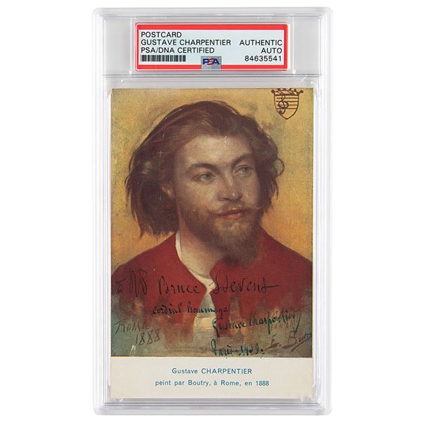Gustave Charpentier Signed Photograph