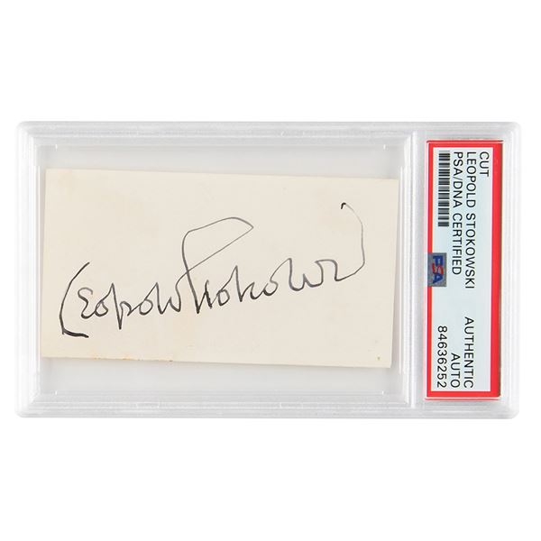Leopold Stokowski Signature