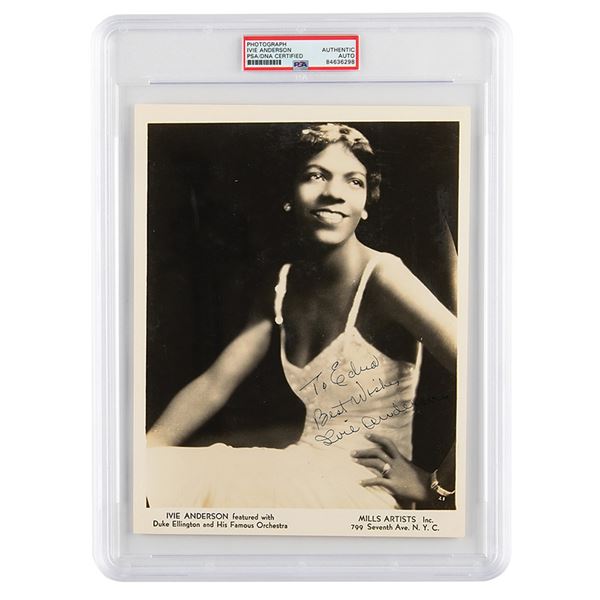 Ivie Anderson Signed Photograph