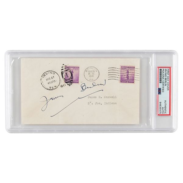 Irving Berlin Signed Cover