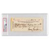 Image 1 : George Gershwin Signed Check - PSA MINT 9