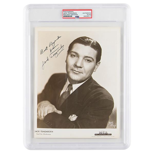 Jack Teagarden Signed Photograph