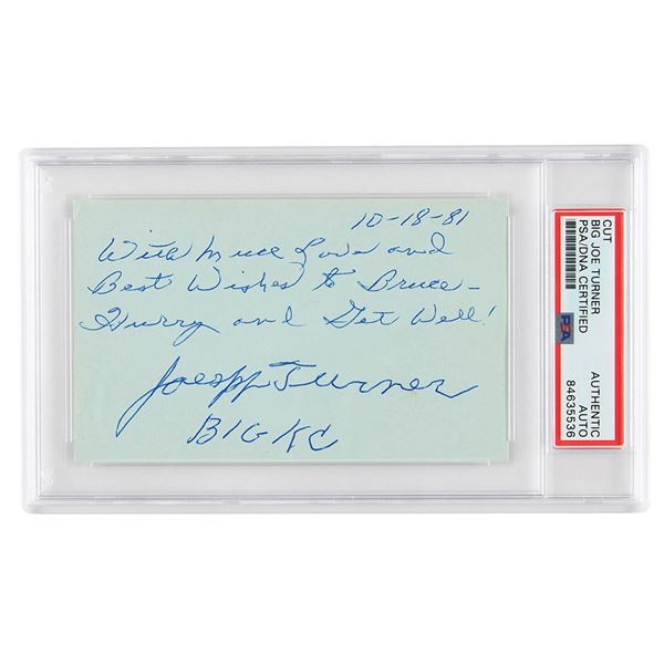 Big Joe Turner Signature